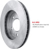 R1 Concepts Front Brakes and Rotors Kit |Front Brake Pads| Brake Rotors and Pads| Ceramic Brake Pads and Rotors |Fits 2008-2019 Pontiac Vibe, Scion Xd, Toyota Corolla, Matrix
