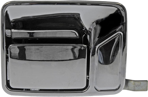 Dorman 91100 Rear Right Exterior Door Handle Front/Rear Right Compatible with Select Ford Models, Chrome (OE FIX)