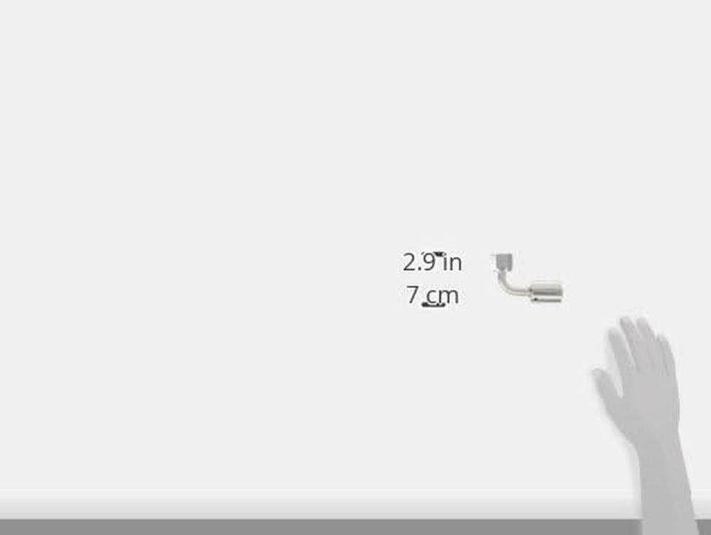 10608 90° Female Flare Air Conditioning Fitting