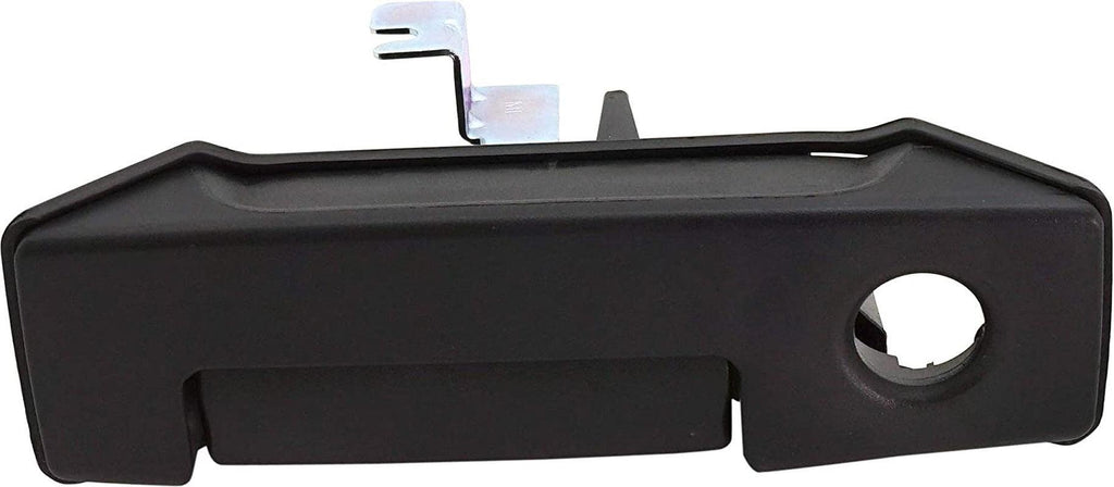 Exterior Rear Door Handle Compatible with 2015-2018 Chevrolet City Express Side Door Textured Black Driver Side