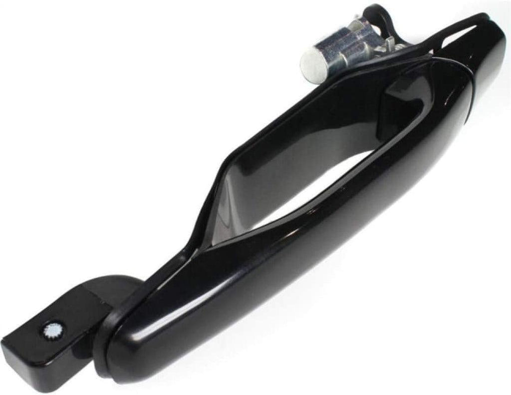 for Mitsubishi Lancer Exterior Door Handle Rear, Driver Side Smooth Black (2002-2007) | Trim:All Submodels | MI1520112 | MR970267