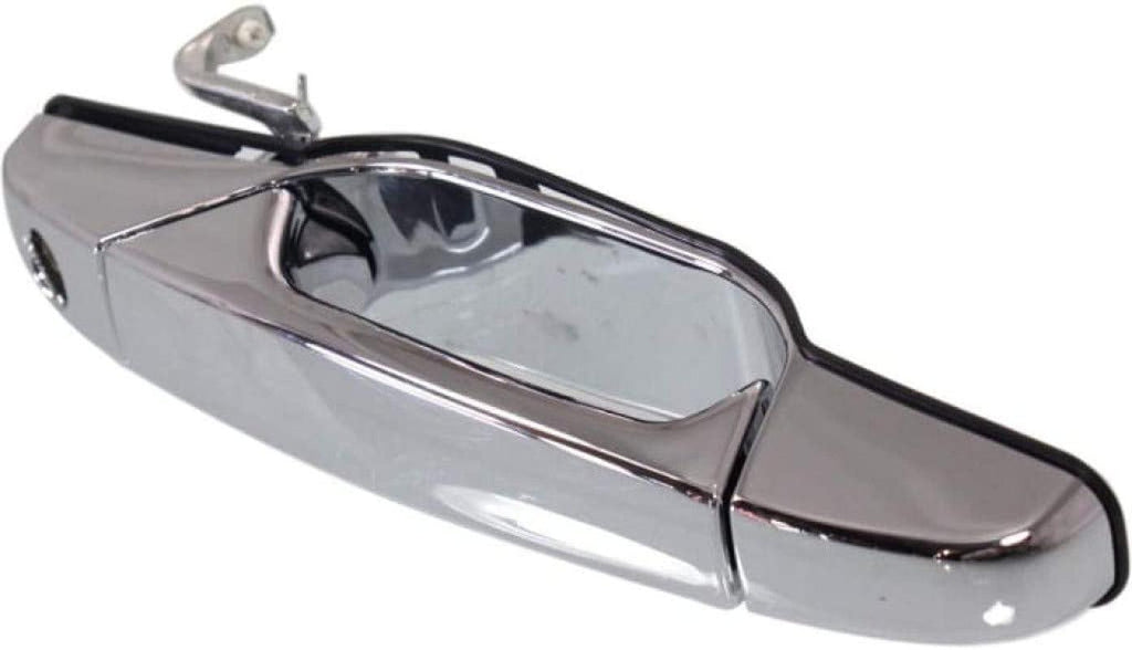 for Chevy Silverado 1500 Exterior Door Handle Front Passenger Side Chrome 2007-2013 | with Key Hole| Trim:All Submodels