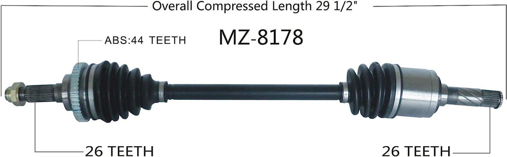 MZ-8178 CV Axle