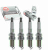 4 Pc NGK V-Power Spark Plugs Compatible with Subaru Legacy 2.2L 2.5L H4 1995-2009