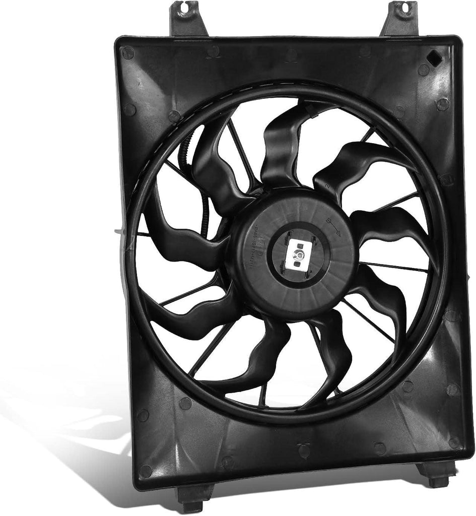 Factory Style Radiator Cooling Fan Assembly Compatible with 07-12 Veracruz Fits Left Side,Oem-Rf-1137