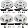 KOE2554 Autospecialty Front and Rear Replacement Brake Kit-Oe Brake Rotors & Ceramic Brake Pads