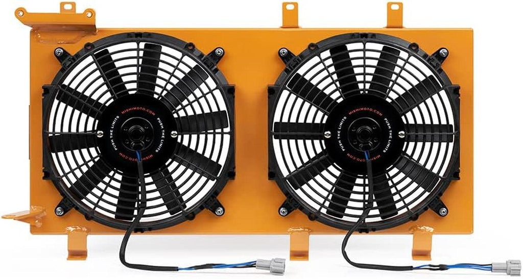 Performance Aluminum Fan Shroud Kit Compatible with Subaru Impreza WRX/STI 2001-2007, Gold