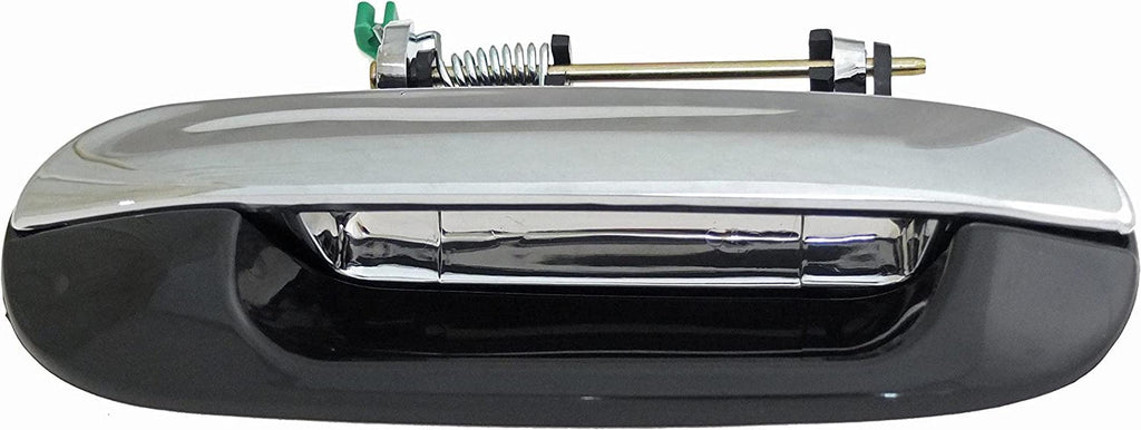 Dorman 88192 Rear Passenger Side Exterior Door Handle Compatible with Select Models, Chrome Lever and Smooth Black Housing