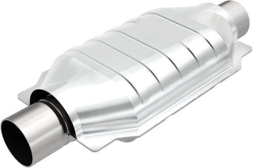 Magnaflow Universal Catalytic Converter California Grade CARB Compliant 445009 - Stainless Steel 3In Inlet/Outlet Diameter, 16In Overall Length, No O2 Sensor - CA Legal Replacement