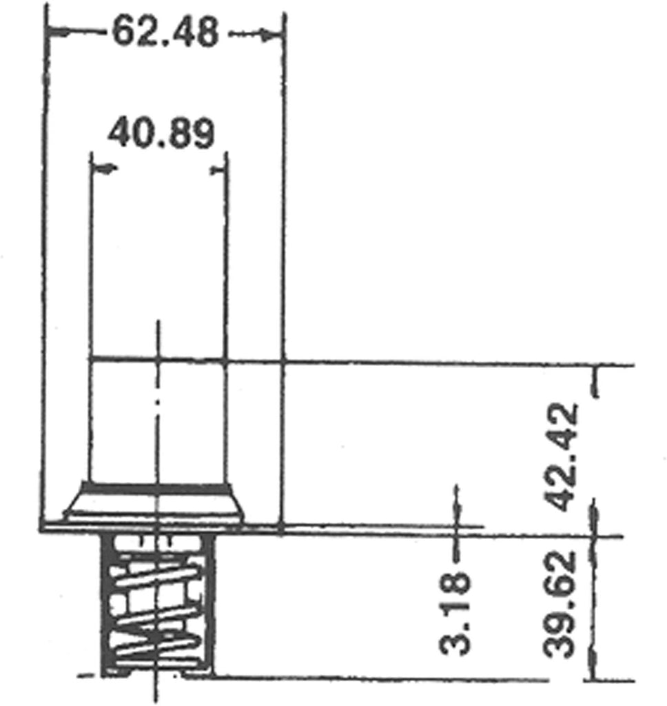 Professional 12TH5D 180 Degrees Engine Coolant Thermostat