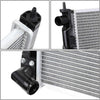 OEM-RA-2979 Aluminum Radiator Compatible with 08-14 Lancer/11-13 Outlander Sport AT, 27-9/16" W X 15-13/16" H X 5/8" D, 1-3/8" Inlet / 1-3/8" Outlet