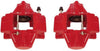 Rear S2840 Pair of High-Temp Red Powder Coated Calipers