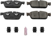 17-1636A, Z17 Front Ceramic Brake Pads with Hardware