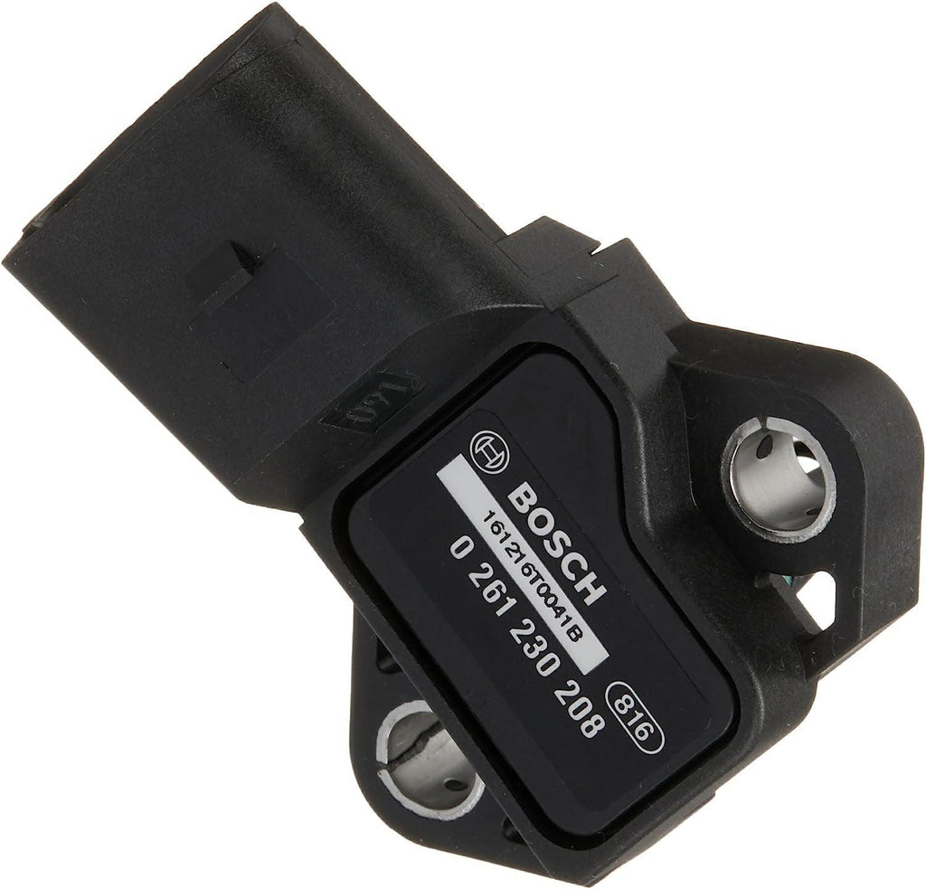 Automotive 0261230208 Original Equipment Boost Pressure / Manifold Absolute Pressure (MAP) Sensor for Select Audi 2009-16 A4, 2010-17 A5, 2012-13 A6, 2011-16 Q5, 2011-12,2015 TT Quattro