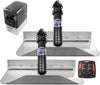 6BT-50110-85-00 Standard (Classic) Hydraulic Trim Tab System with One Box Indication Unit - 18" X 9"