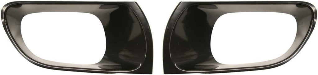 Front, Driver and Passenger Side Fog Light Trim Set of 2 Compatible with 2005-2007 Toyota Avalon Paint to Match