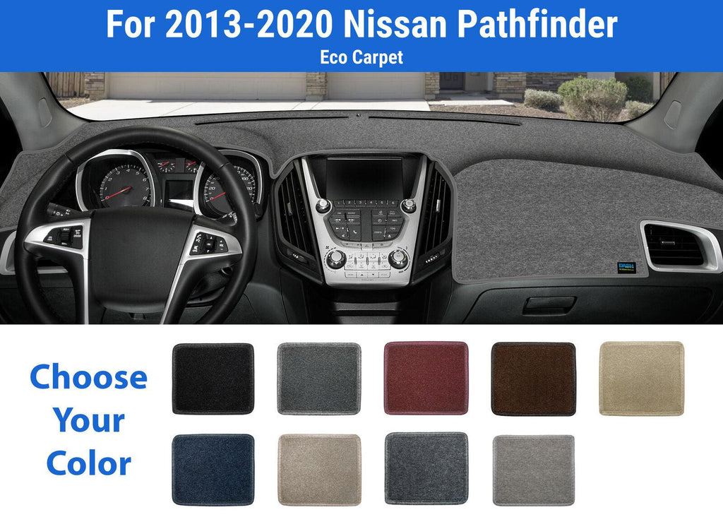 Dashboard Dash Mat Cover for 2013-2020 Nissan Pathfinder (Poly Carpet)