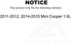 Mpulse Front Disc Brake Pads Wear Sensor SEN-2BWS0301 for Mini Cooper