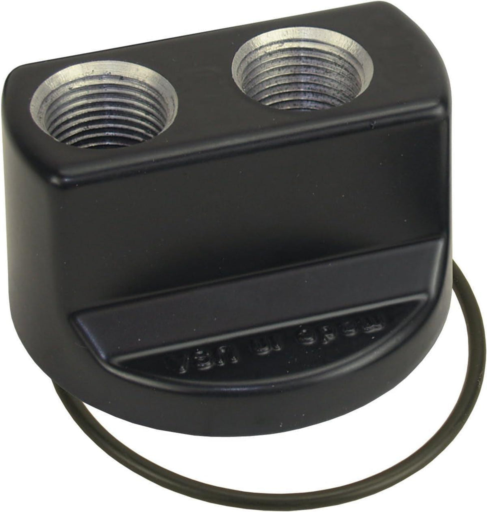 35724 Premium Engine Spin-On Adapters , Black