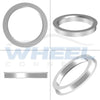 WHEEL CONNECT Hub Centric Rings, 66.6 to 57.1 Set of 4, Aluminium Alloy Hubrings 57.1 to 66.6, O.D:66.6Mm I.D 57.1Mm. A