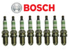 Spark Plug Set 8Pcs OEM Bosch for BMW V8 E39 E60 E65 E66 E53 E52 E83