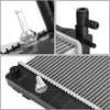 OEM-RA-13266 1-Row Aluminum Core Radiator Compatible with 11-13 M37 M56 5.6L V8,25" W X 17-7/8" H X 1" D,1-3/8" Inlet / 1-3/8" Outlet