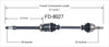 FD-8027 CV Axle Shaft