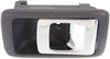 Compatible with Toyota Tacoma Interior Door Handle Front, Driver Side Gray Bezel W/Chrome Lever (2001-2004) | Trim:All Submodels