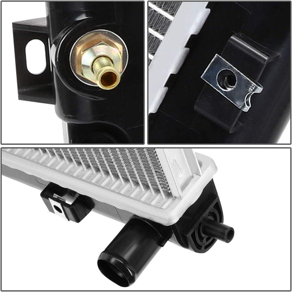 OEM-RA-1839 OE Style Bolt-On Aluminum Core Radiator Compatible with 95-99 Legacy 2.2 2.5 AT/MT,26-3/8" W X 14-5/16" H X 5/8" D, 1-1/2" Inlet / 1-1/2" Outlet
