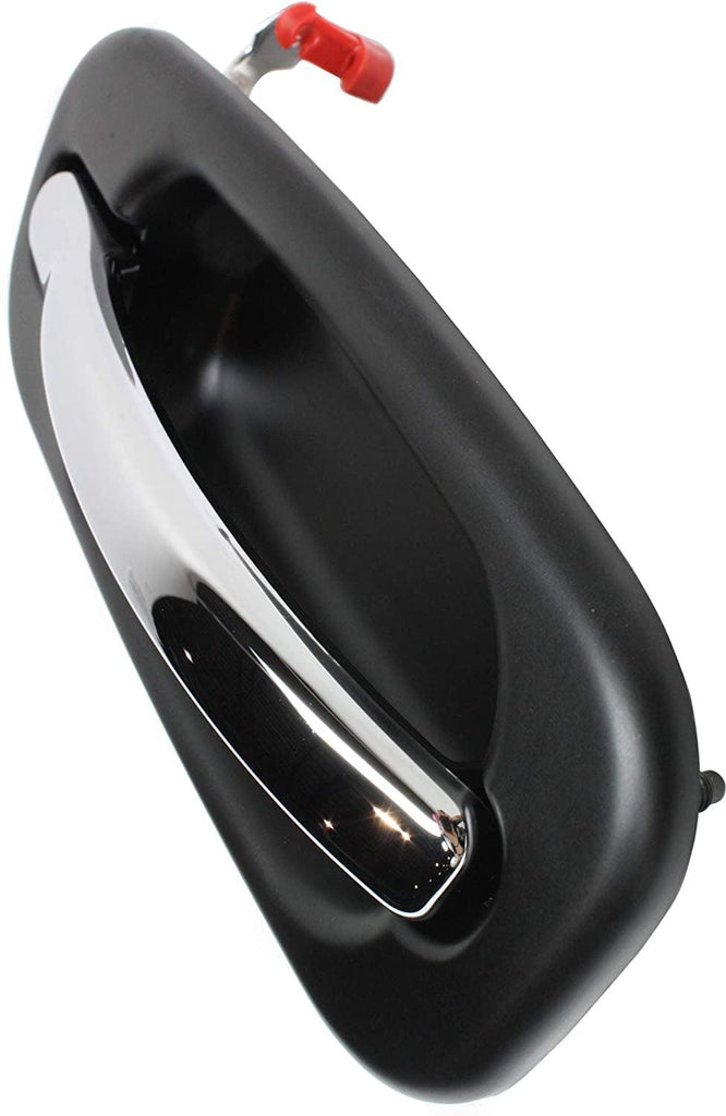 Front, Driver and Passenger Side Exterior Door Handle Set Compatible with 2000-2006 Chevrolet Tahoe, Suburban 1500, 2500, Fits 2002-2006 Chevrolet Avalanche 1500, Avalanche 2500