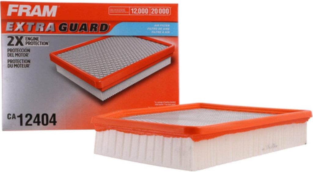 Extra Guard CA12404 Replacement Engine Air Filter for Select Cadillac, GMC and Chevrolet Models, Provides up to 12 Months or 12,000 Miles Filter Protection