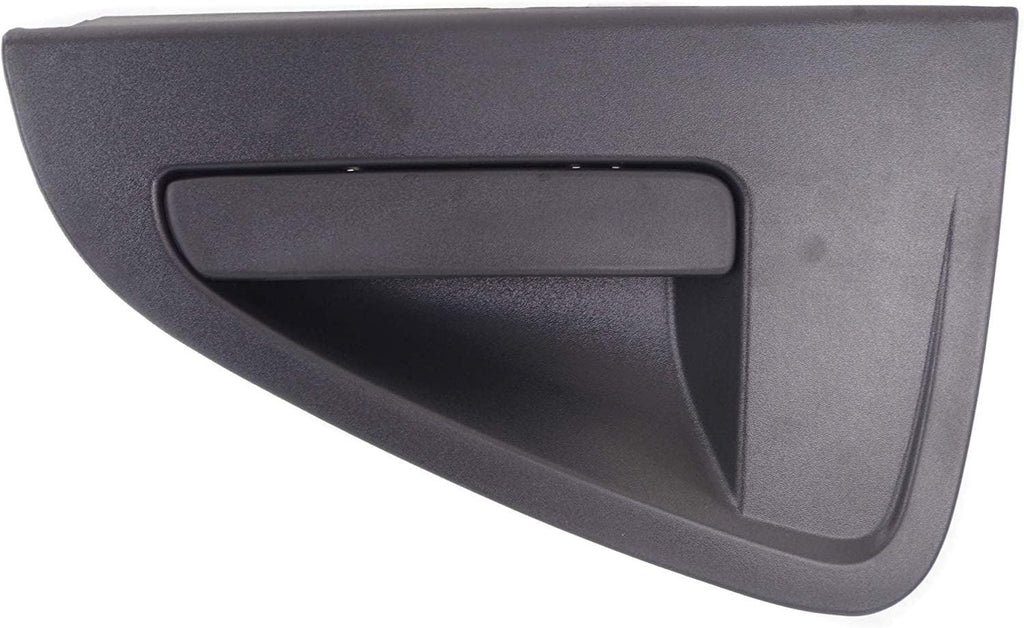Rear Exterior Door Handle Compatible with 2013-2015 Chevrolet Spark, Set of 2, Driver and Passenger Side, Textured Black