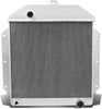 RA-FORDT49-3 3-Row Full Aluminum Racing Radiator 25" X 26.5" X 3.75" [Compatible with 1949-1953 Ford Model with Chevy SBC V8 Conversion]