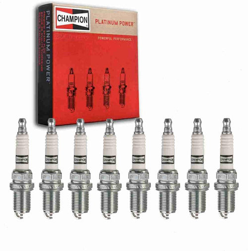 8 Pc Champion Platinum Spark Plugs Compatible with Lincoln LS 3.9L V8 2000-2006