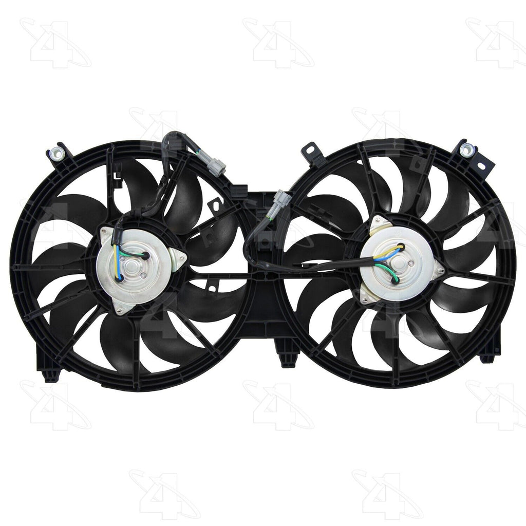 Four Seasons Dual Radiator and Condenser Fan Assembly for 09-14 Maxima 76209