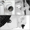 RA+FS-FM97MT-3 Tri Core 3-Row Radiator W/Fan Shroud Fit 97-04 Ford Mustang Mt,Metallic