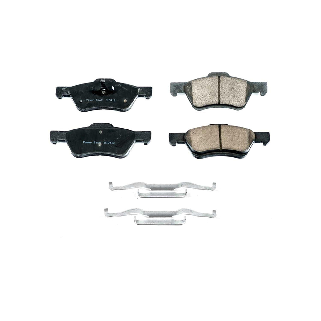 Power Stop - Front Z17 Low-Dust Ceramic Brake Pads with Hardware for Escape, Mar