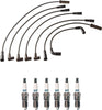 Denso Wire Set 7Mm and 6 Iridium TT Spark Plugs 0.04 Kit for Chevy GMC 4.3L V6 Naturally Aspirated