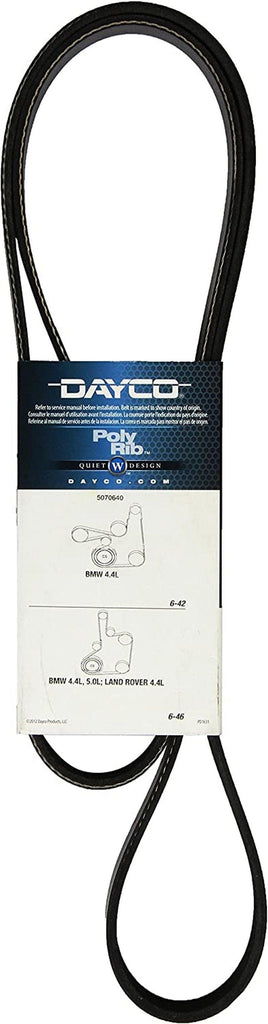 5070640 Serpentine Belt , Black