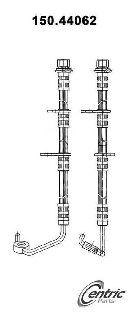 Centric Brake Hydraulic Hose for 1995-2004 Tacoma 150.44062