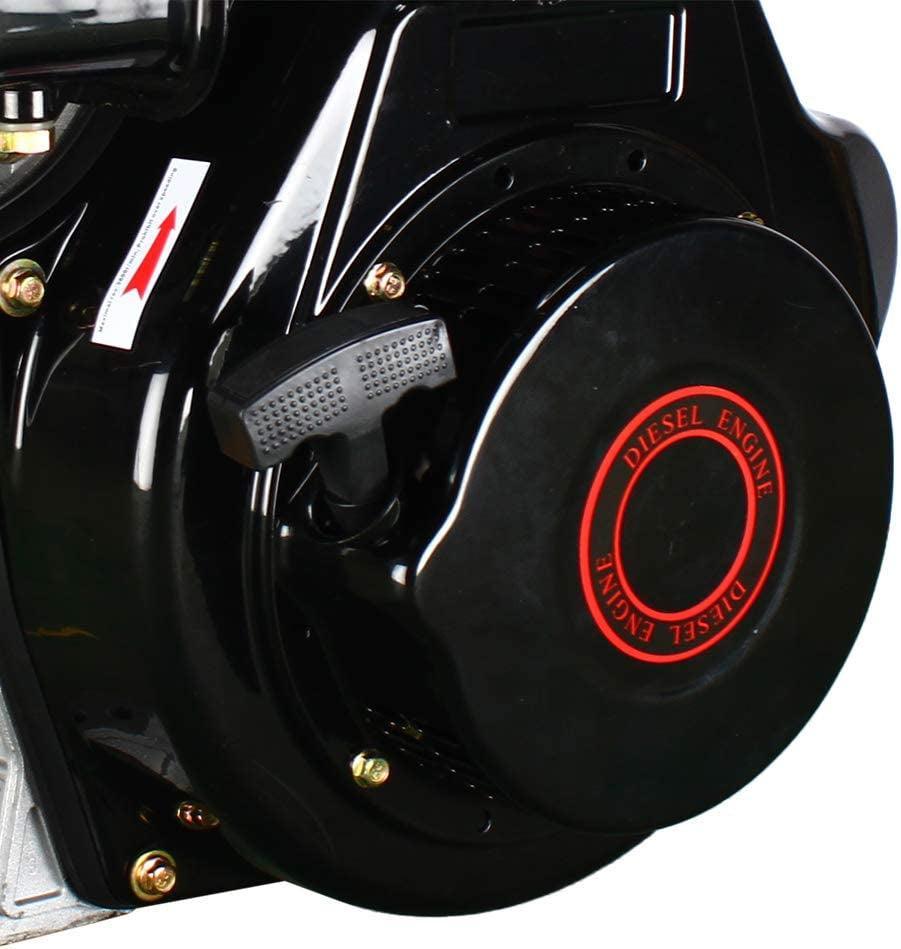 186F 9HP Diesel Engine 4 Stroke Single Cylinder 406CC Forced Air Cooling Diesel Engine for Agricultural Machinery