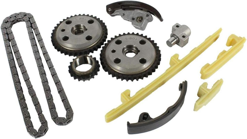DNJ TK332 Timing Chain Kit/For 1996-2002/ Buick, Chevrolet, Oldsmobile, Pontiac/Achieva, Alero, Cavalier, Grand Am, Malibu, Skylark, Sunfire/ 2.4L/ DOHC/ L4/ 16V/ 146Cid