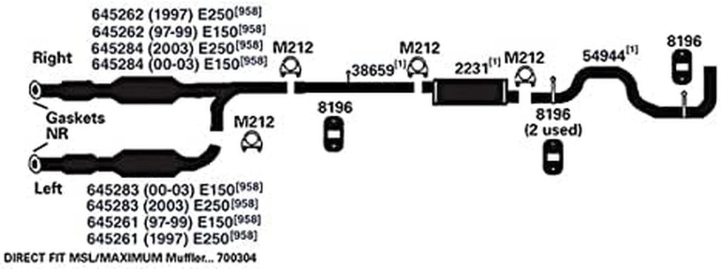 54944 Exhaust Tail Pipe