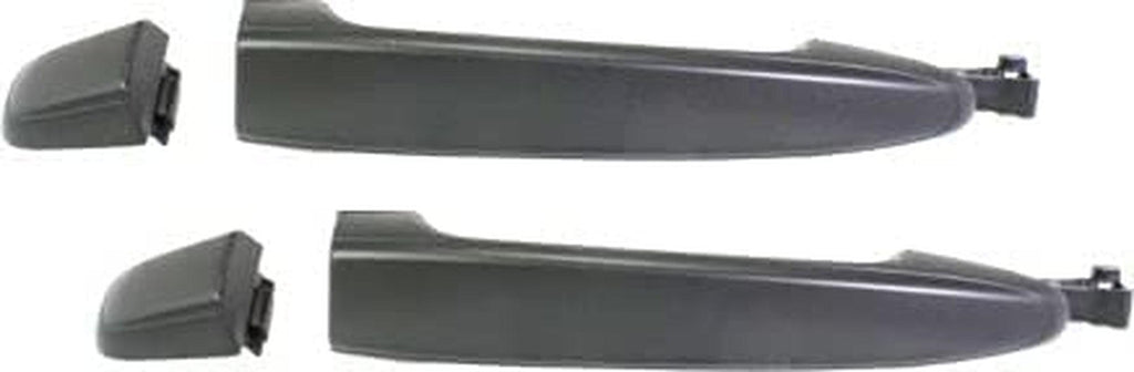 Rear Exterior Door Handle Set of 2 Compatible with 2004-2010 Toyota Sienna Primed Side Sliding Door Driver and Passenger Side