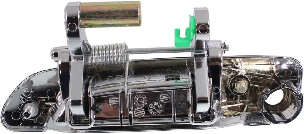 for Honda Civic Exterior Door Handle Front, Passenger Side Chrome (2001-2005) | with Key Hole| Trim:All Submodels