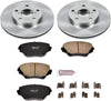 KOE2419 Autospecialty Front Replacement Brake Kit-Oe Brake Rotors & Ceramic Brake Pads