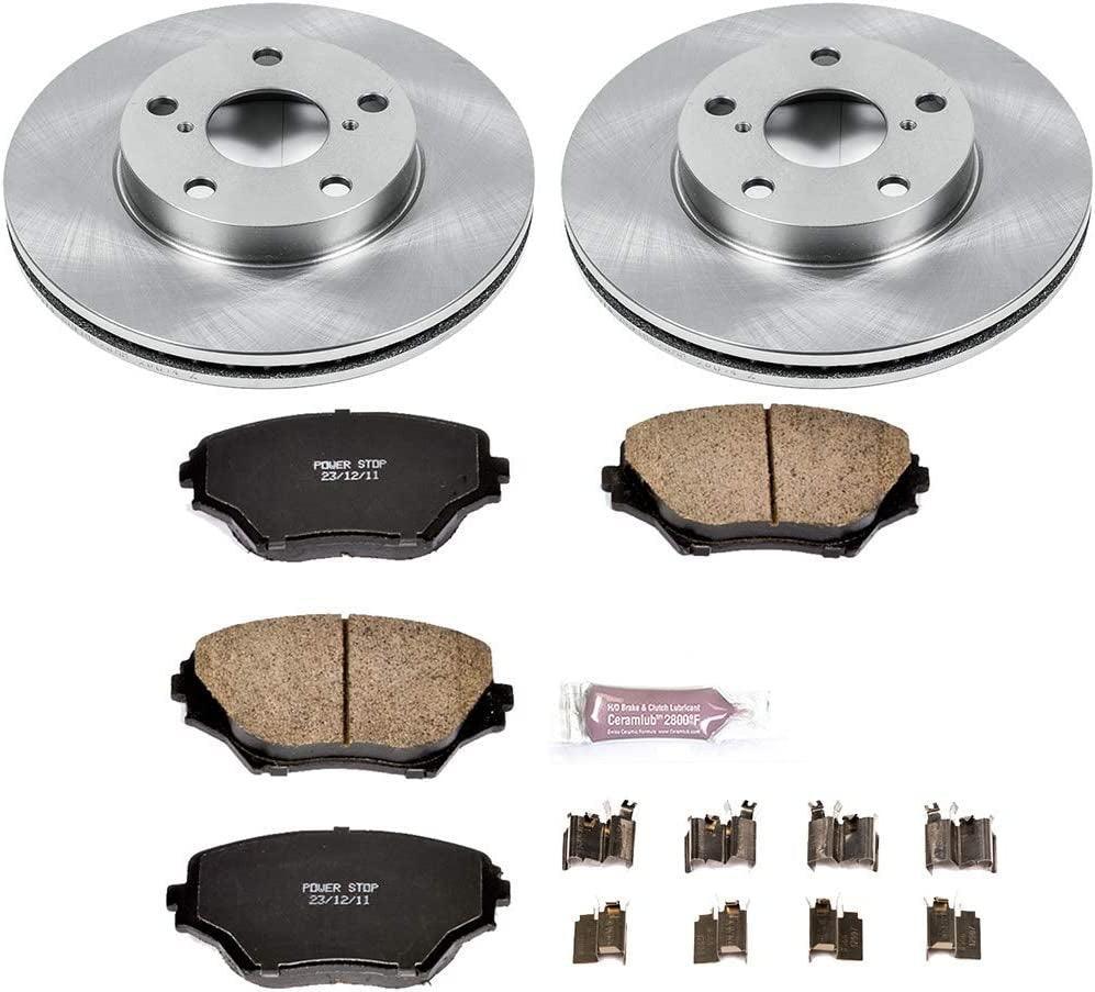 KOE2419 Autospecialty Front Replacement Brake Kit-Oe Brake Rotors & Ceramic Brake Pads