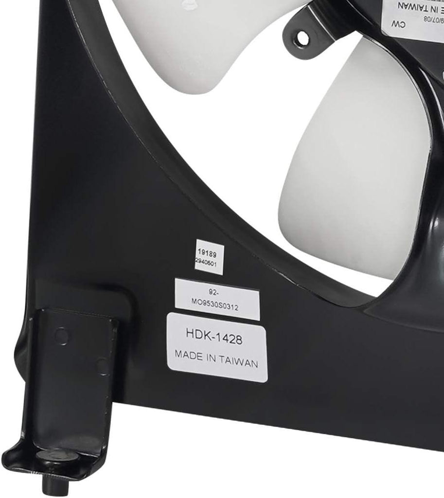 OEM-RF-0183 Factory Style Radiator Cooling Fan Assembly Cooling Efficiency Improved Direct Replacement [Compatible with 2006-2011 Civic 1. 8L]