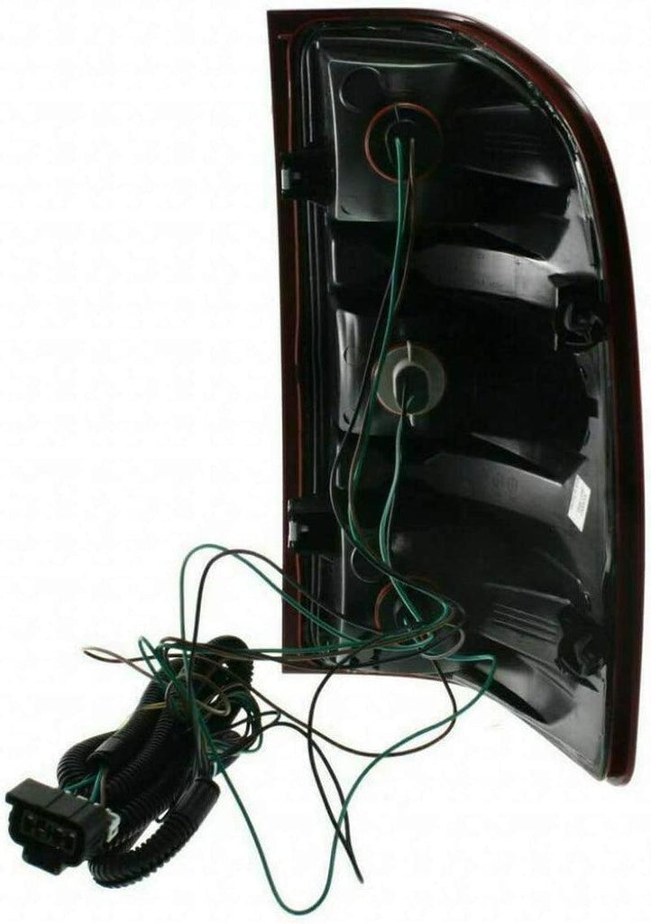 For GMC Sierra 1500 Tail Light Assembly 2012 2013 Driver Side 1St Design W/Bulbs Dual Filament Back-Up CAPA Certified for GM2800207 | 25958482 (Trim: SLE SL)