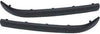 Evan-Fischer Bumper Molding Compatible with BMW 330Xi 2001-2005 BMW 330Xi 2001-2005 Front LH and RH Side 4-Door Sedan Mfrbodycodename : E46 Set of 2 Black